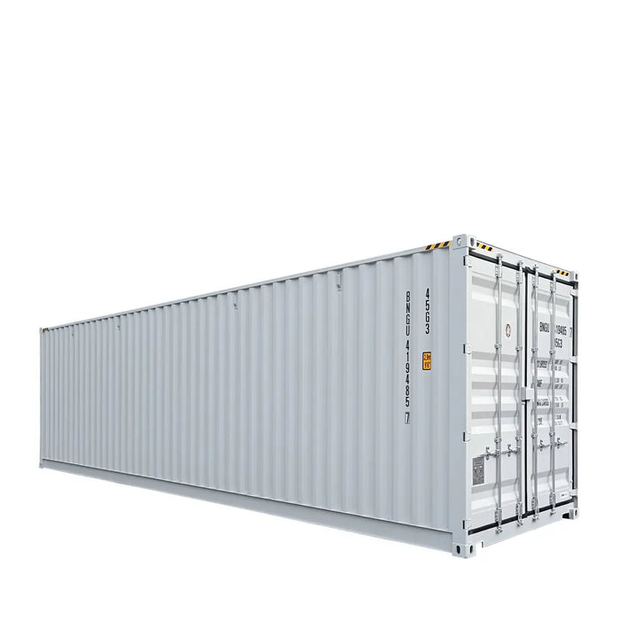 40-Foot High Cube Shipping Container with 2 Side Doors – One-Way Use
