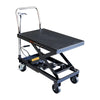 660-lb Mobile Scissor Lift Table, 30" Lifting Height, Foot Pedal Operation, Rubber Padded Tabletop, TMG-ALS03