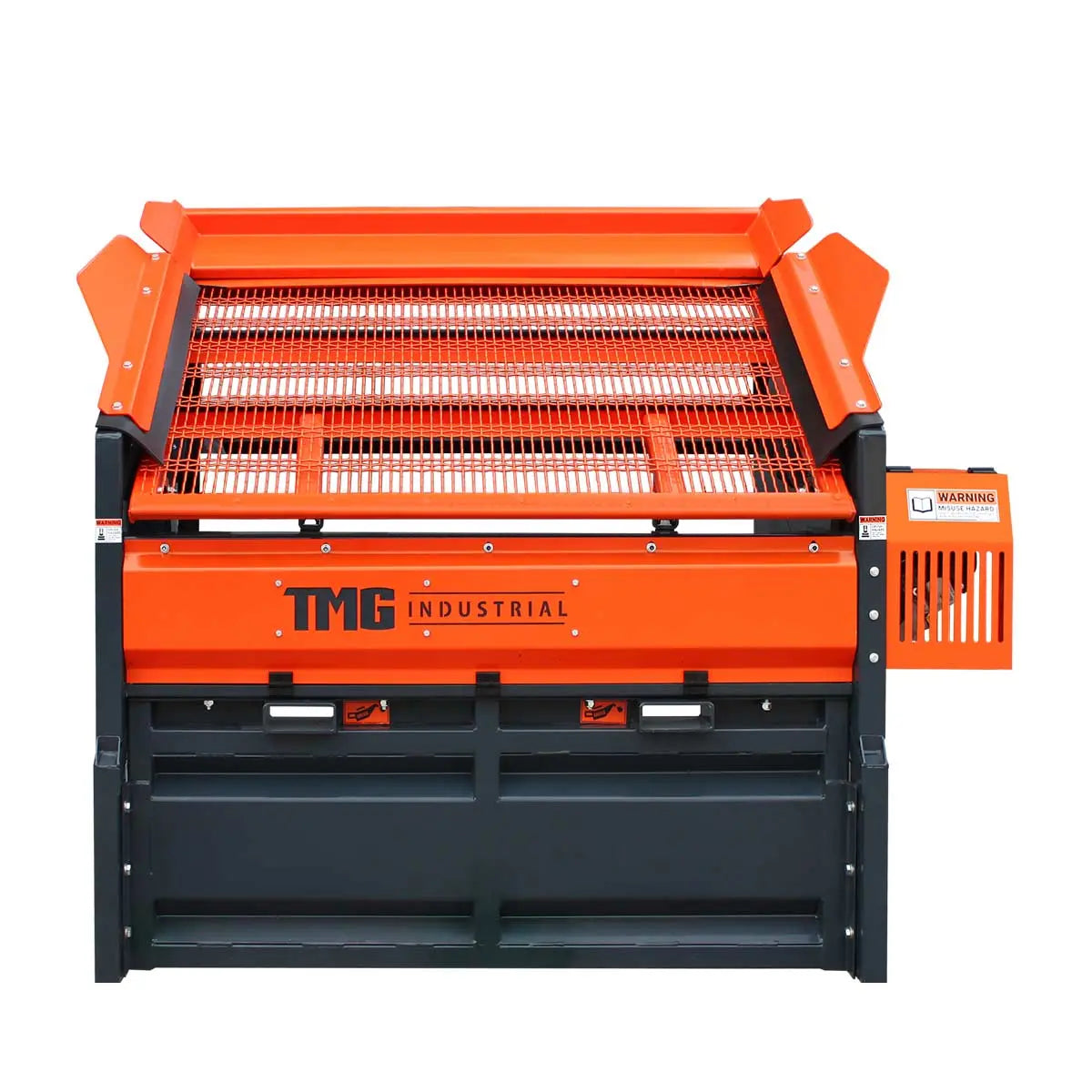 TMG Industrial 70” Vibratory Topsoil Rock Screen, 5.5 HP Kohler Engine, Cantilever Leaf-Springs, 30° Screen Deck, TMG-RSV70G