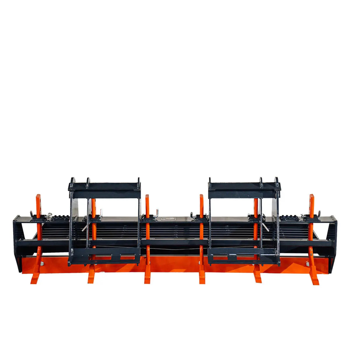 TMG Industrial 72” Skid Steer Land Plane, 6 Adjustable Ripper Teeth, Reversible Planer Comb, Grading, Spreading & Leveling, TMG-SLP72