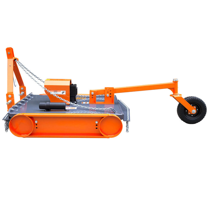 TMG Industrial 48” 3-Point Hitch Slasher Topper Mower, Category 1 & 2, PTO shaft included, TMG-TST48