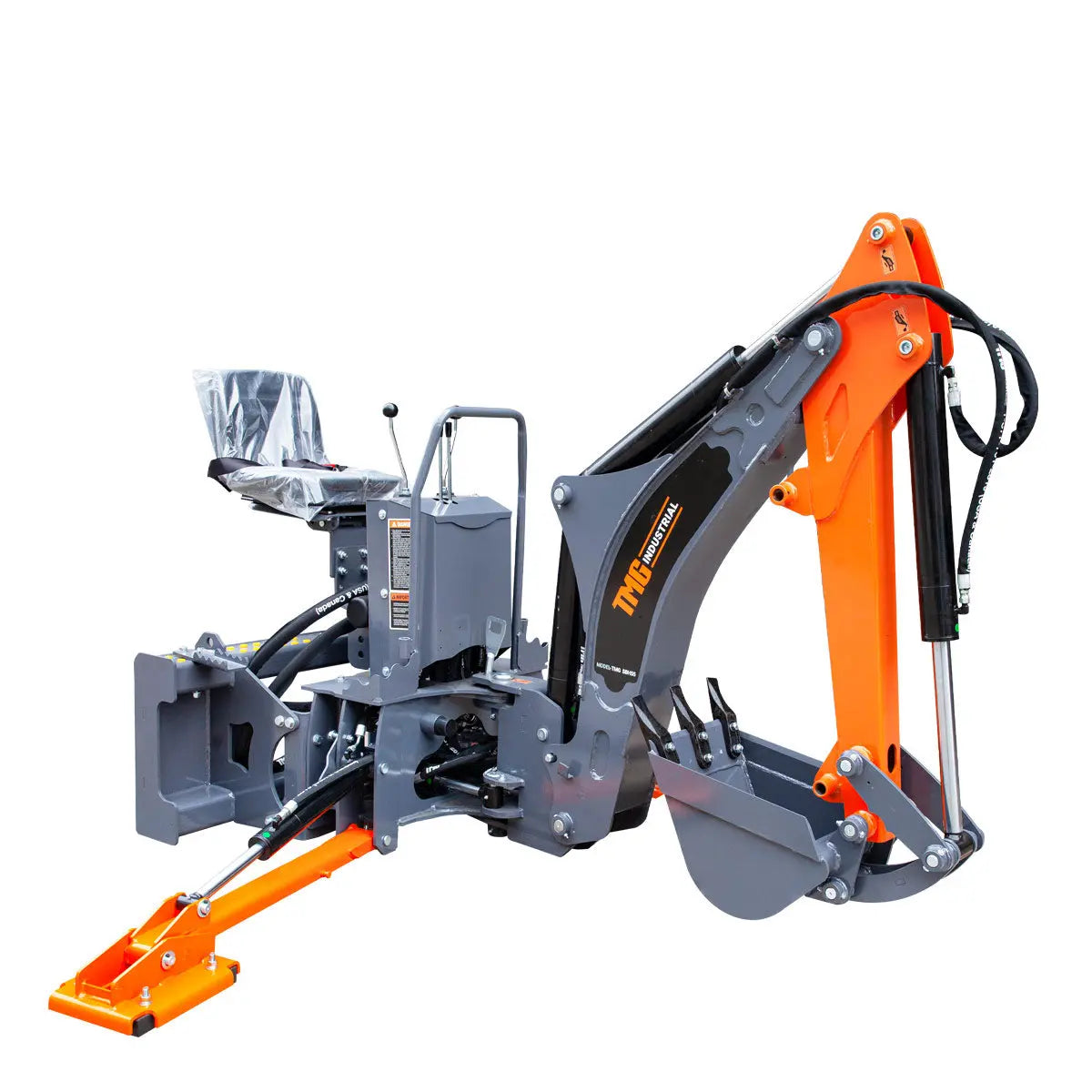 TMG 8-ft Skid Steer Backhoe, 12
