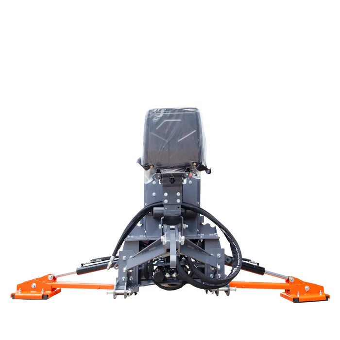 Backhoe Boom Rotation 8-ft Tractor Swing Backhoe Attachment, Category 1 Hookup, 180° Boom an