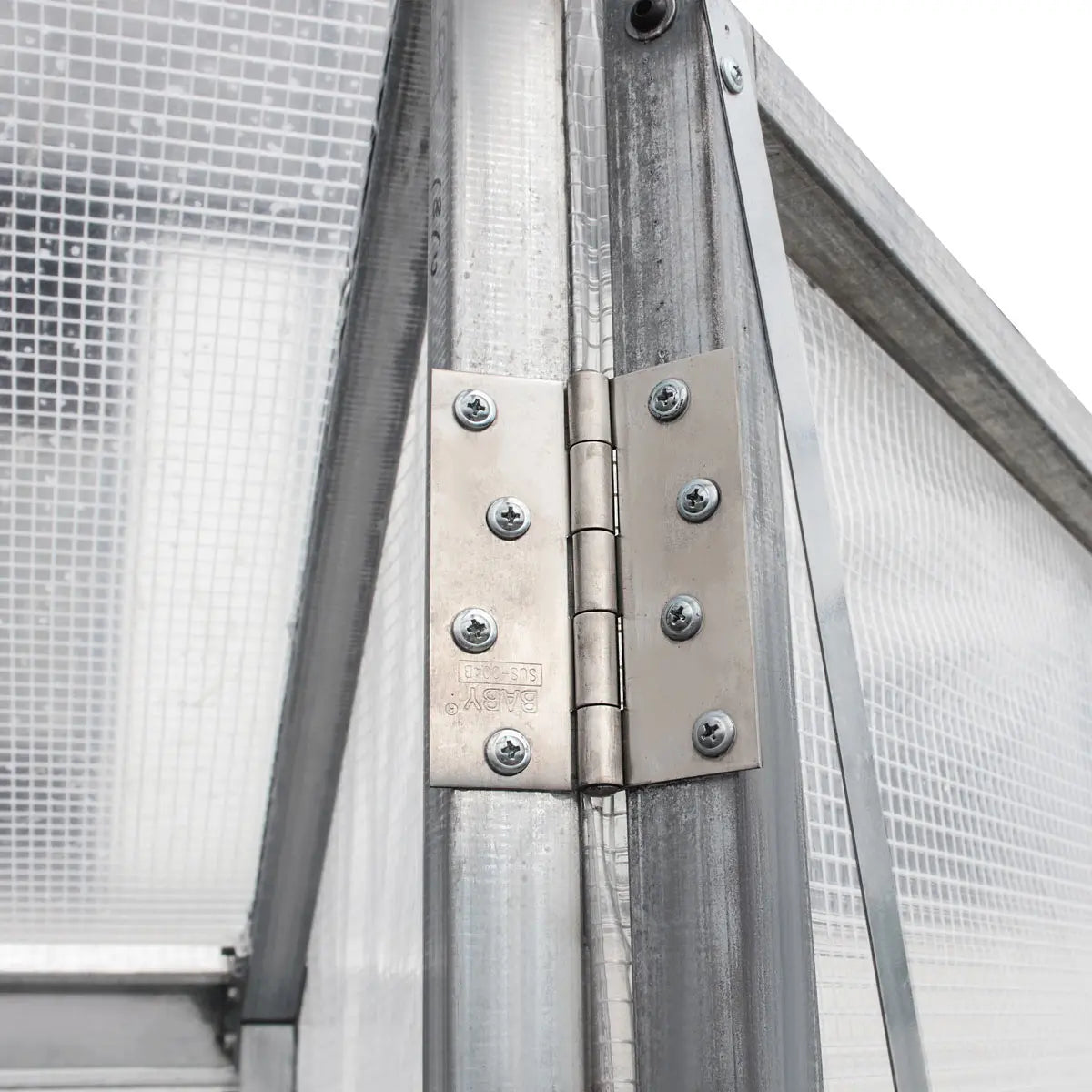 TMG Industrial 8’ x 26’ Greenhouse Grow Tent w/20 Mil Ripstop Leno Mesh PVC Cover, Galvanized Steel Frame, Roll-up Windows, TMG-GH826