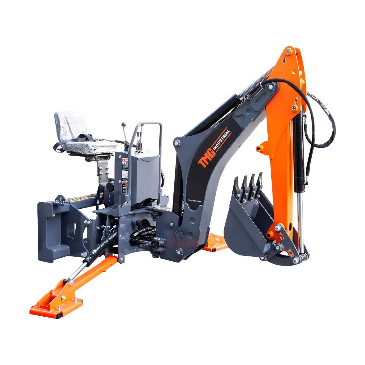 Swing Backhoes for Skid Steers | TMG Industrial USA