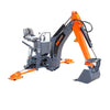 9-ft Tractor Swing Backhoe Attachment, Category 1 & 2, 180° Boom and Bucket Rotation, 15" Bucket Included, TMG-TBH90