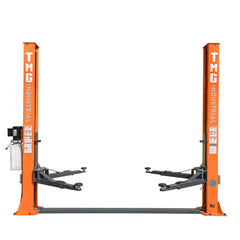 9500-lb Two Post Floor Plate Auto Lift, Symmetric Arms, 75