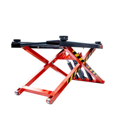 Mid-Rise Portable Automotive Scissor Lift, 6000 lb Lift Capacity, 48