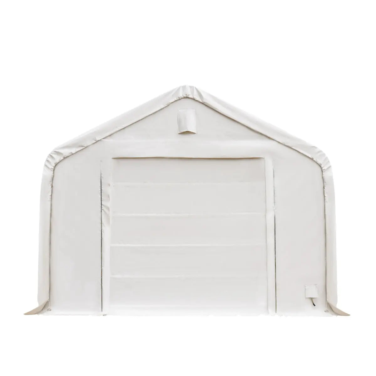 TMG Industrial Pro Series 20' x 40' Dual Truss Storage Shelter with Heavy Duty 17 oz PVC Cover & Drive Through Doors, TMG-DT2041-PRO