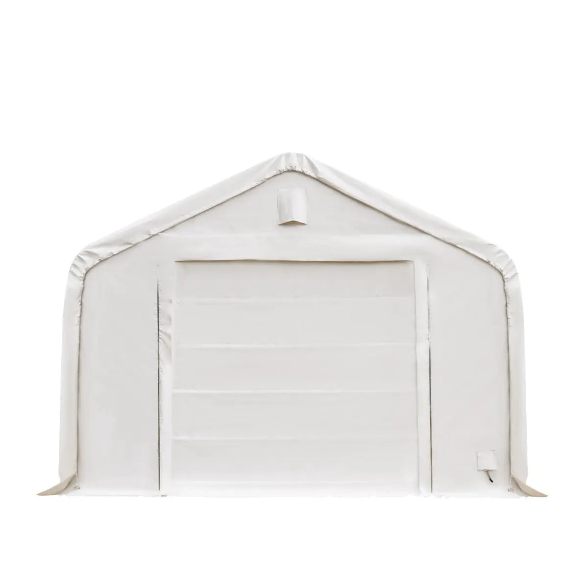 TMG Industrial Pro Series 20' x 63' Dual Truss Storage Shelter with Heavy Duty 17 oz PVC Cover & Drive Through Doors, TMG-DT2064-PRO