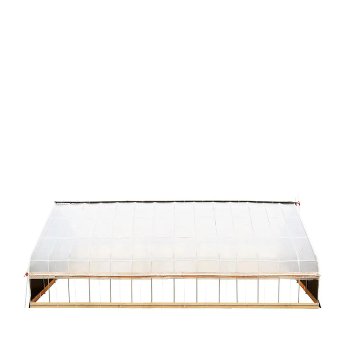 TMG Industrial Pro Series 30’ x 60’ Light Deprivation Two Layer Cover Greenhouse Grow Tent, 6-mil Blackout Tarp and Clear Film, Cold Frame, Hand Crank Roll-Up Sides, Peak Ceiling Roof, TMG-GHD3060