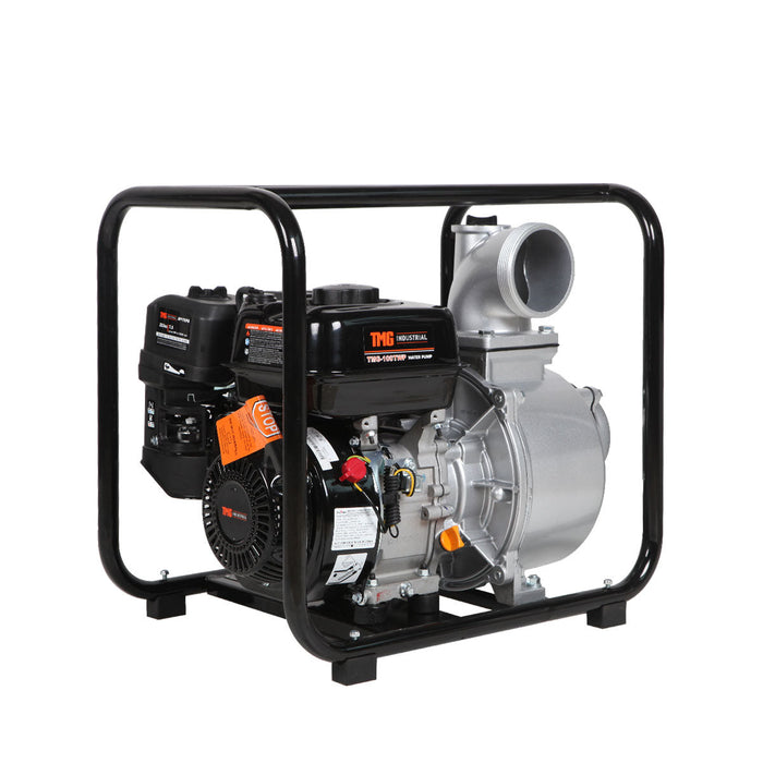 TMG-100TWP 352 GPM 4" Semi-Trash Water Pump with 7.5 HP Gas Engine