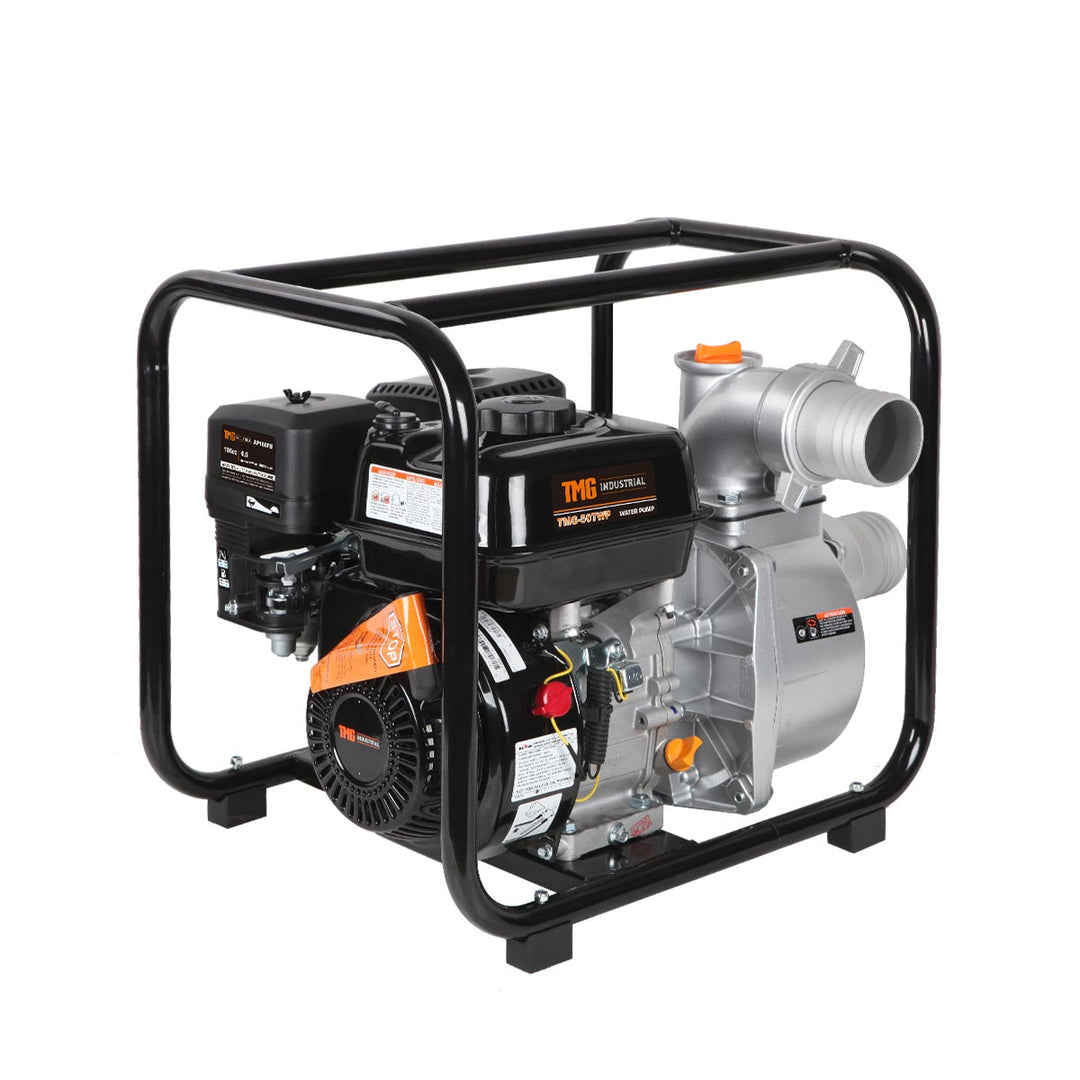TMG-50TWP 132 GPM 2 Semi-Trash Water Pump with 6.5 HP Gas Engine — TMG  Industrial USA