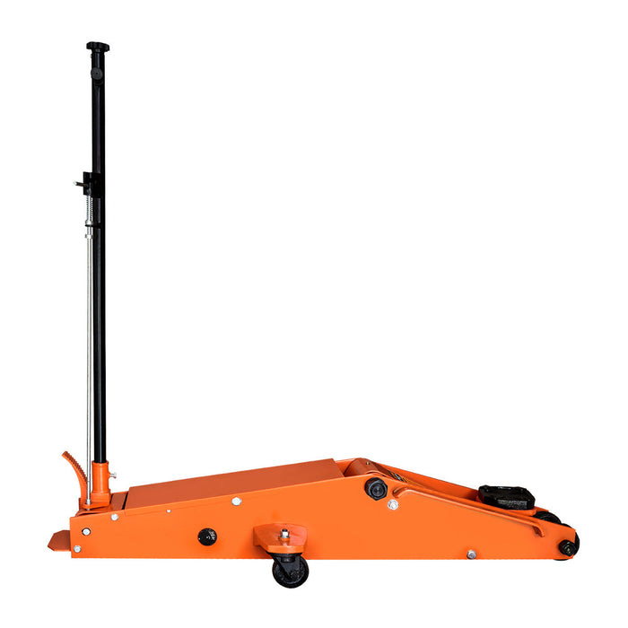 TMG Industrial 15 Ton Long Reach Chassis Service Jack, Twin Pistons, 9” Ground Clearance, 360° Pivot, TMG-AJL15