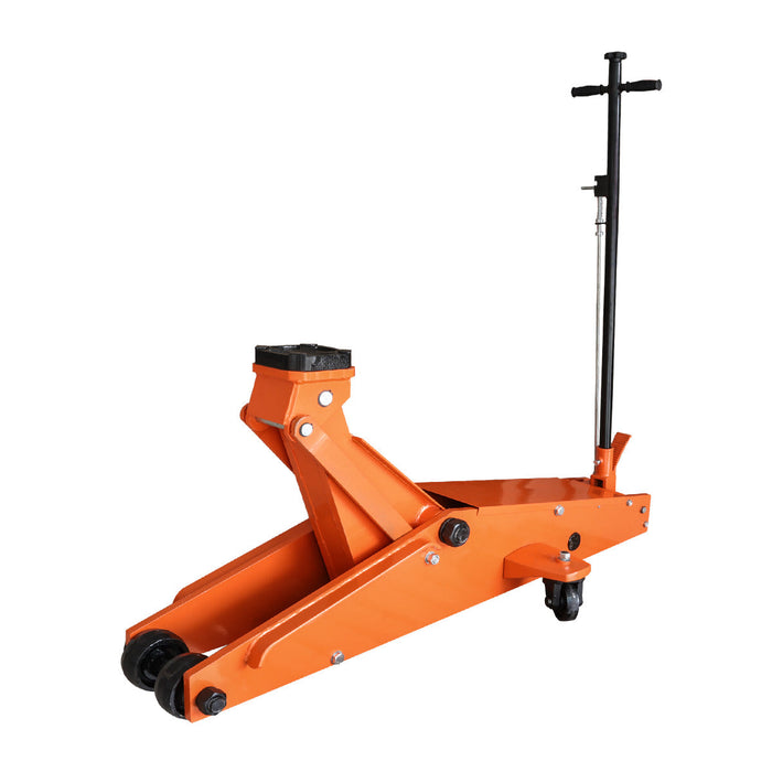TMG Industrial 15 Ton Long Reach Chassis Service Jack, Twin Pistons, 9” Ground Clearance, 360° Pivot, TMG-AJL15