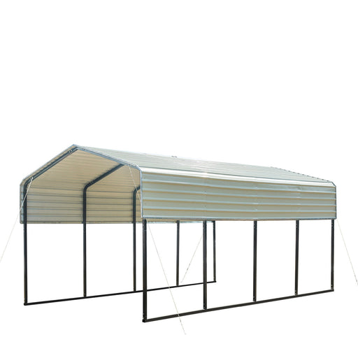 TMG Industrial 25' x 33' Double Garage Metal Barn Shed with Side Entry —  TMG Industrial USA