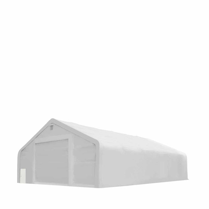 TMG Industrial Pro Series 40' x 60' Dual Truss Storage Shelter with Heavy Duty 21 oz PVC Cover & Drive Through Doors, TMG-DT4063-PRO(Previously TMG-DT4060-PRO)