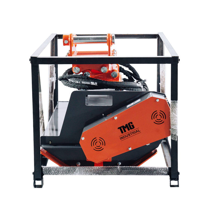 TMG Industrial 40" Excavator Brush Flail Mower, 6 to 8-ton Carrier, 16-21 GPM, TMG-EFM40