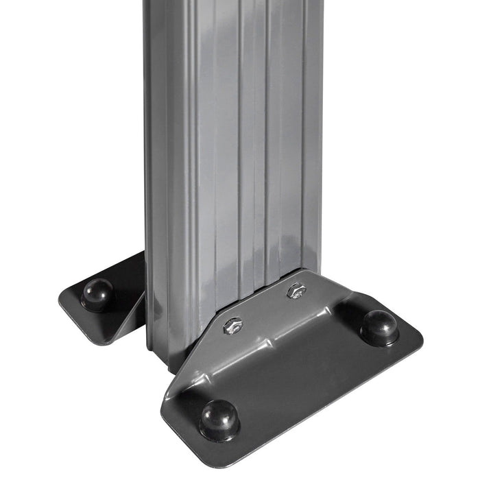 TMG Industrial Aluminum Patio Cover 10’ x 16’ with Clear Panels, TMG-LPC16