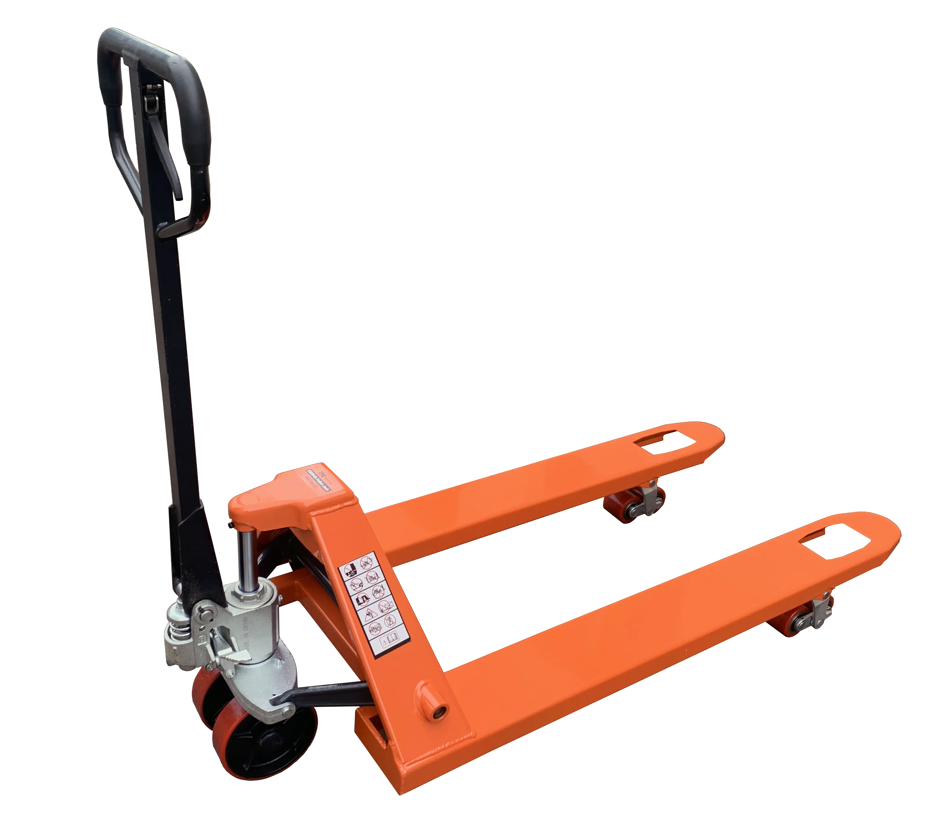 TMG-PJ55 Qty of (6) 5500-lb Pallet Jack Truck, 27" x 48" Forks, 210° Steering Arc, 3'' Clearance