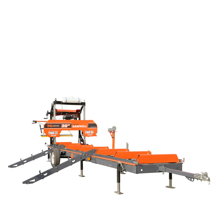 TMG Industrial 6’ Extension Sub-Frame for TMG-PSM30, 6600 Lb Capacity, Leveling Jacks (2000 Lb Capacity), Saw Head Anti-Roll Plate, 10” Leveling Height Adjustment, Reversible Design, TMG-PSM30-Sframe-6EX