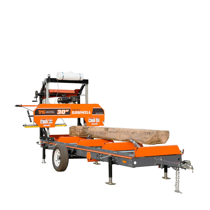 TMG Industrial Primary Sub-Frame for Sawmill Trailer PSM30, 6600-lb Capacity, Leveling Jacks, Anti-Tipping Rail Guard, TMG-PSM30-Sframe