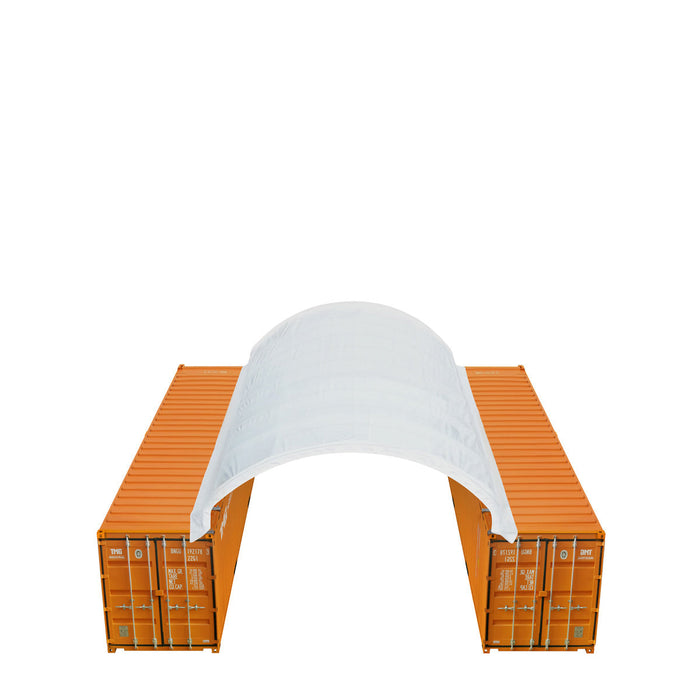 TMG Industrial 20' x 40' PVC Fabric Container Shelter, Fire Retardant, Water Resistant, UV Protected, TMG-ST2041CV(Previously ST2040C)