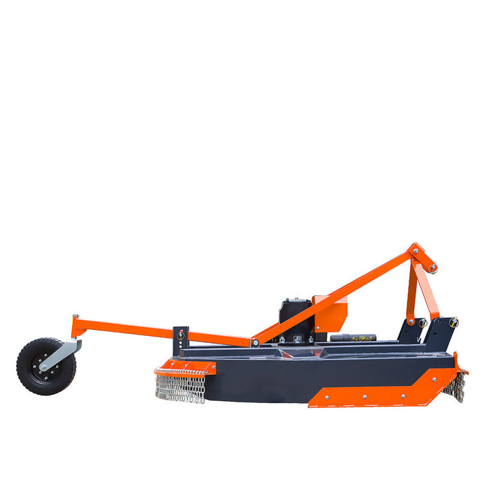 TMG Industrial Pro Series 58” Rotary Cutter, 3-Point Hitch, 25-90 HP Tractors, 540 RPM, Slip Clutch PTO Shaft Included, TMG-TRC65-PRO