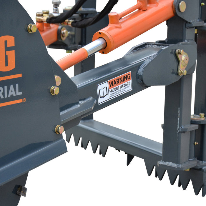 TMG Industrial 26” 3-Point Hitch Stump Grinder,  Category 1 & 2 Hookup, Driveline Shaft Included, 30-50 HP Tractor, TMG-TSG26